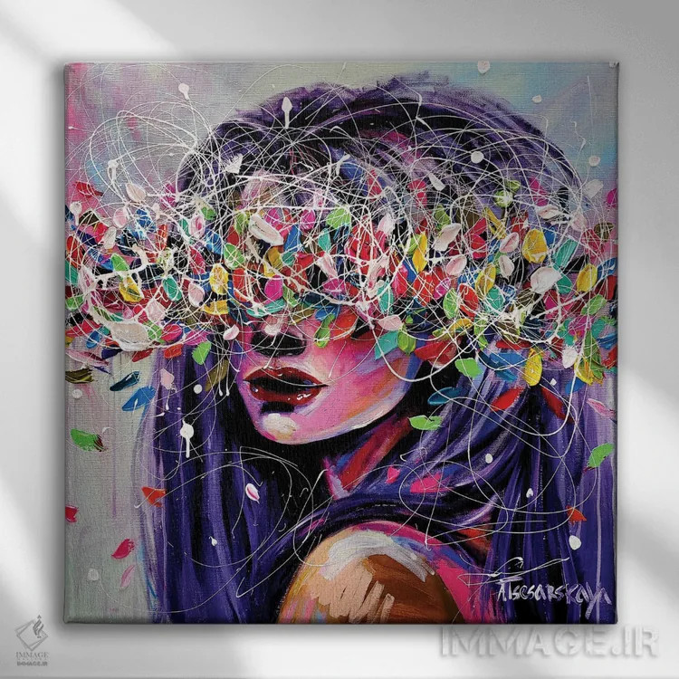 تابلو شگفتانگیز اثر آلیاکساندرا تسسارسکایا - نمای روبهرو روی دیوار