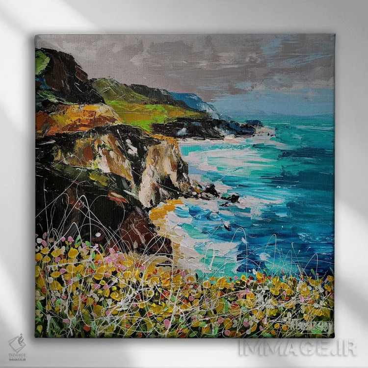 تابلو پیش از باران اثر آلیاکساندرا تسسارسکایا - نمای روبهرو روی دیوار