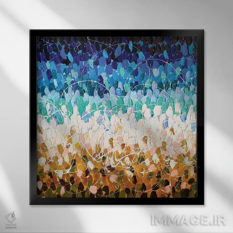 تابلو رویاهای شیرین تابستان اثر آلیاکساندرا تسسارسکایا - نمای قابدار مشکی