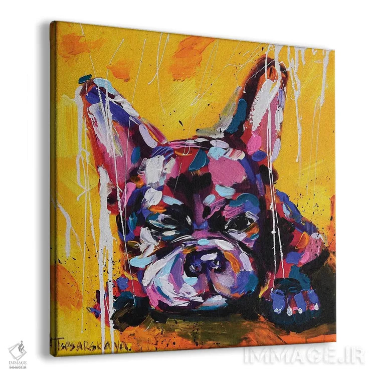 تابلو خوشحال اثر آلیاکساندرا تسسارسکایا - نمای پرسپکتیو محصول