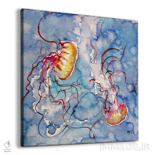 تابلو عروس دریایی اثر آنا بریجیتا کوواچ - نمای پرسپکتیو محصول