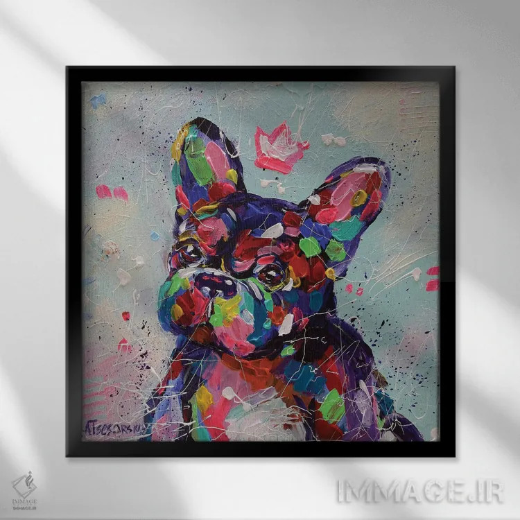 تابلو شاهزادهخانم اثر آلیاکساندرا تسسارسکایا - نمای قابدار مشکی