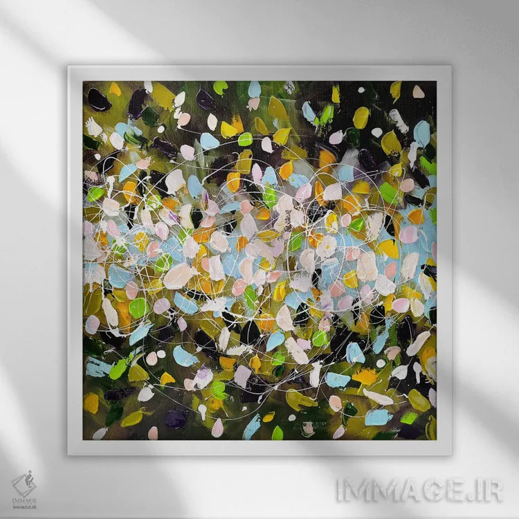 تابلو صبح تابستانی اثر آلیاکساندرا تسسارسکایا - نمای قابدار سفید