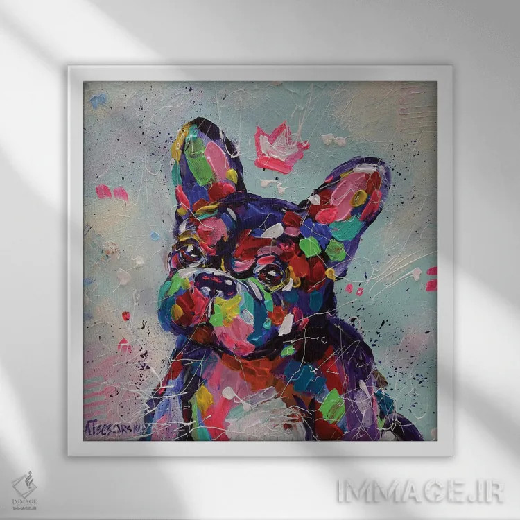 تابلو شاهزادهخانم اثر آلیاکساندرا تسسارسکایا - نمای قابدار سفید