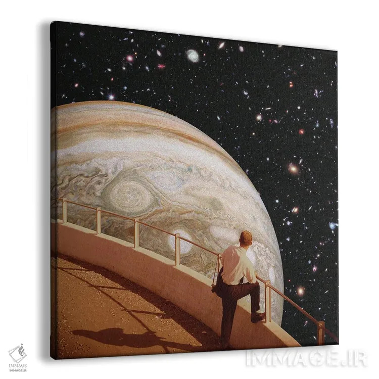 تابلو سیاره اثر آندریاس لیه - نمای پرسپکتیو محصول