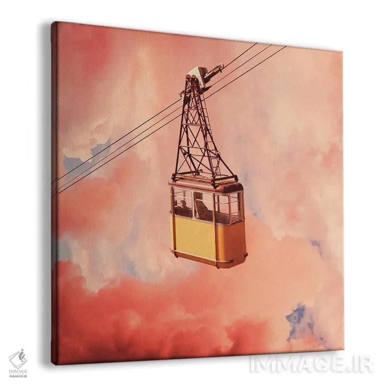 تابلو تلهکابین اثر آندریاس لیه - نمای پرسپکتیو محصول