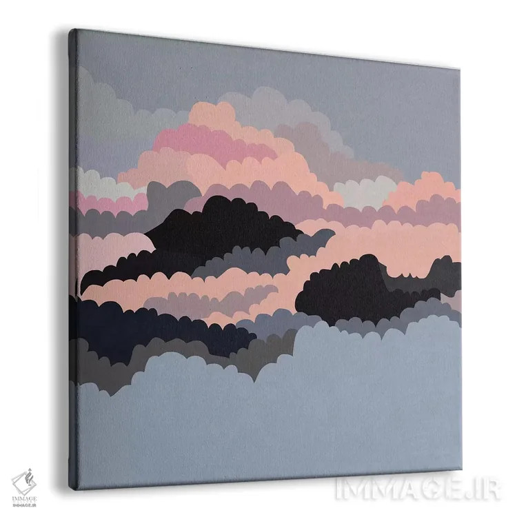 تابلو ابرهای غروب جادویی در آسمان اثر آلیسا گالیتسینا - نمای پرسپکتیو محصول