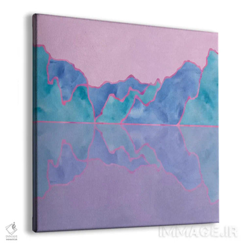 تابلو انعکاس کوه در آب اثر آلیسا گالیتسینا - نمای پرسپکتیو محصول