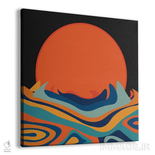 تابلو ماه خونین اثر آلیسا گالیتسینا - نمای پرسپکتیو محصول