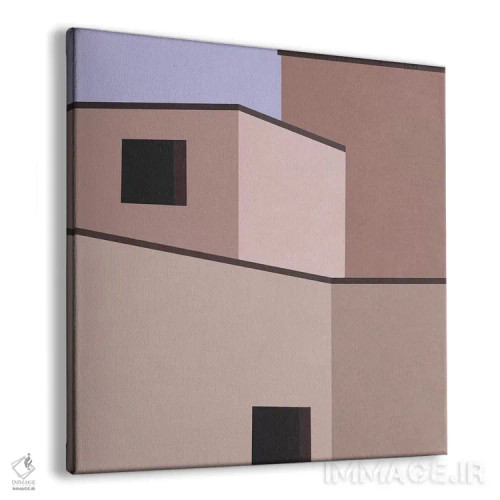 تابلو خانه بیابانی اثر آلیسا گالیتسینا - نمای پرسپکتیو محصول