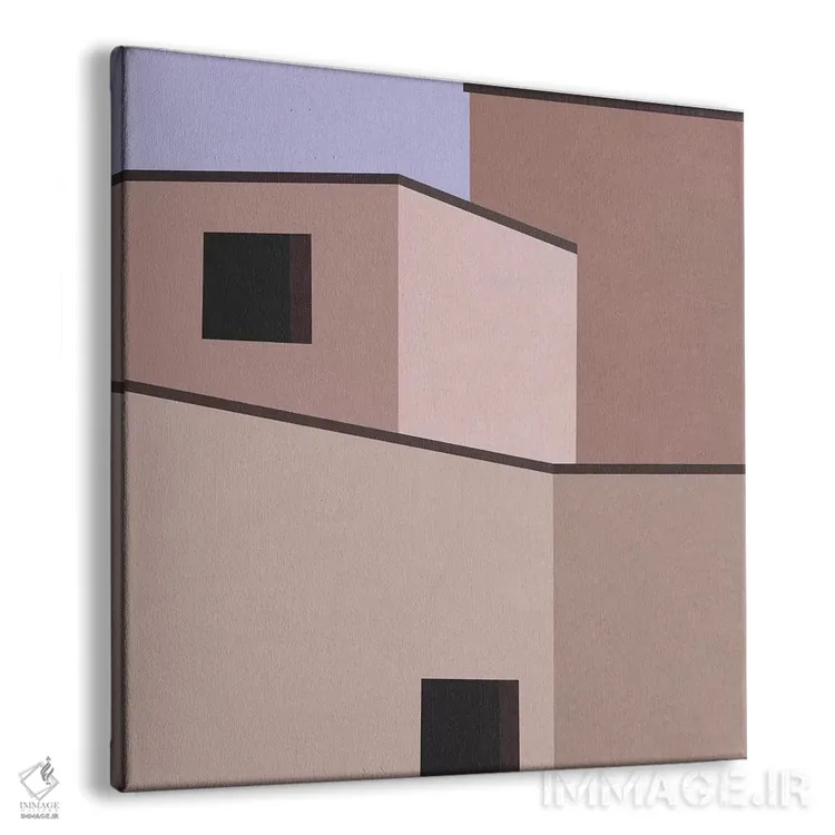 تابلو خانه بیابانی اثر آلیسا گالیتسینا - نمای پرسپکتیو محصول