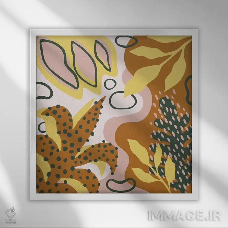 تابلو جادوی گلها II اثر آلیسا گالیتسینا - نمای قابدار سفید