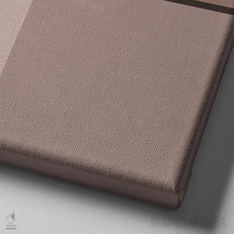 تابلو خانه بیابانی اثر آلیسا گالیتسینا - نمای نزدیک بافت بوم