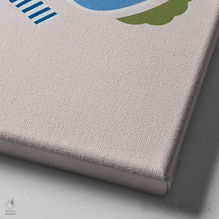 تابلو فصل استخر اثر آلیسا گالیتسینا - نمای نزدیک بافت بوم