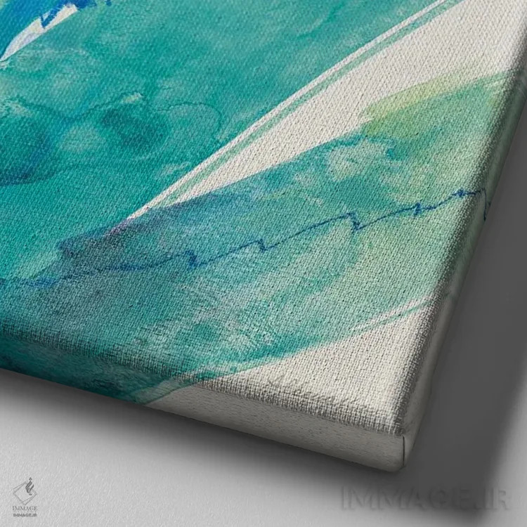 تابلو آلوئهورا خنک اثر آلبنا خریستوا - نمای نزدیک بافت بوم