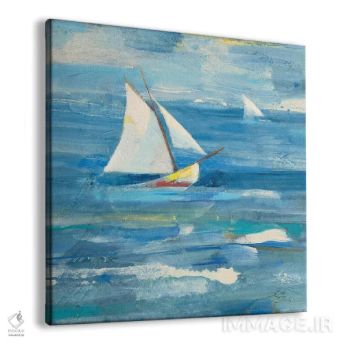 تابلو نور بادبان اقیانوس اثر آلبنا خریستوا - نمای پرسپکتیو محصول