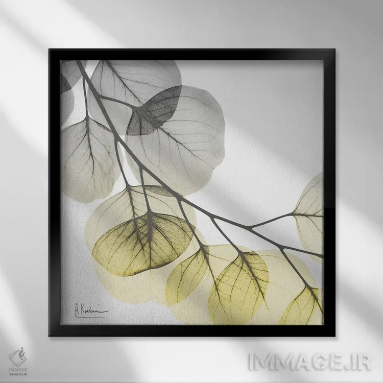 تابلو اکالیپتوس درخشان II اثر آلبرت کوئتسیِر - نمای قابدار مشکی