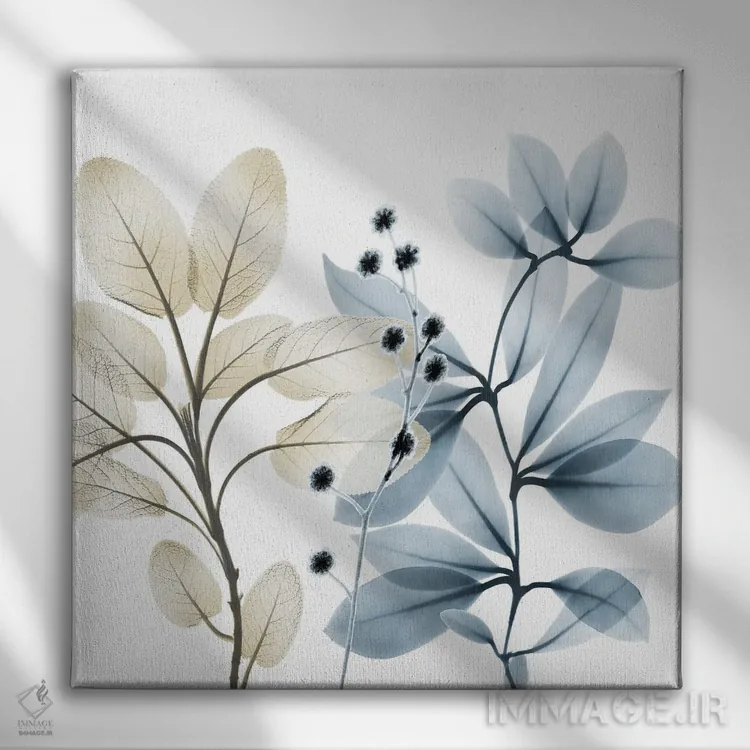 تابلو متضادهای خورشیدی I اثر آلبرت کوئتسیِر - نمای روبهرو روی دیوار