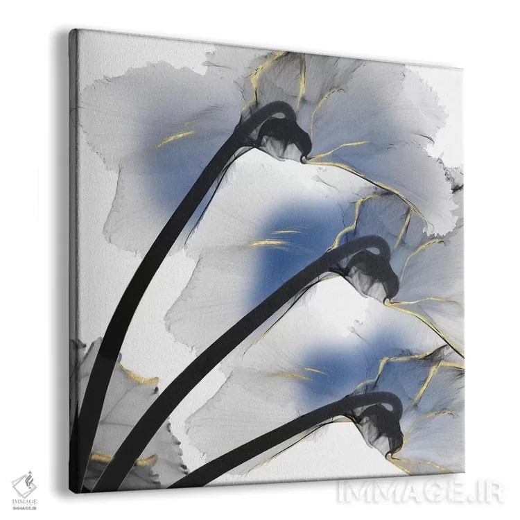 تابلو درخشش نیلی سیکلامن I اثر آلبرت کوئتسیِر - نمای پرسپکتیو محصول