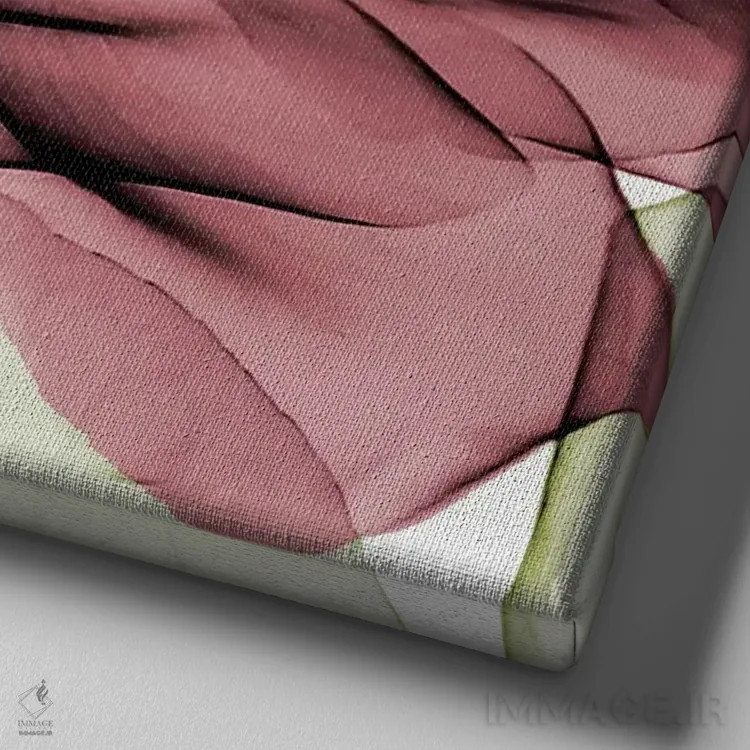 تابلو رز کیانتی II اثر آلبرت کوئتسیِر - نمای نزدیک بافت بوم