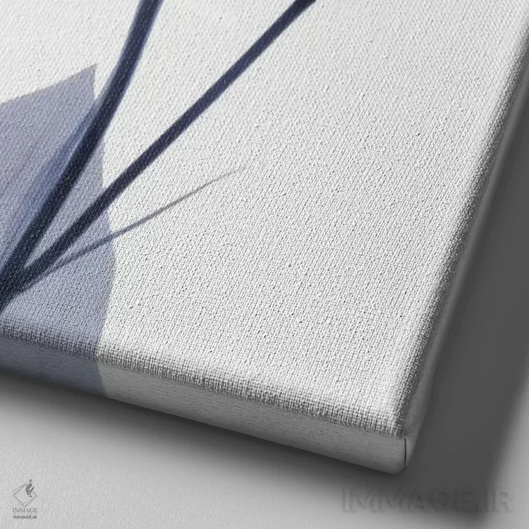 تابلو دوستان جنتیان اثر آلبرت کوئتسیِر - نمای نزدیک بافت بوم