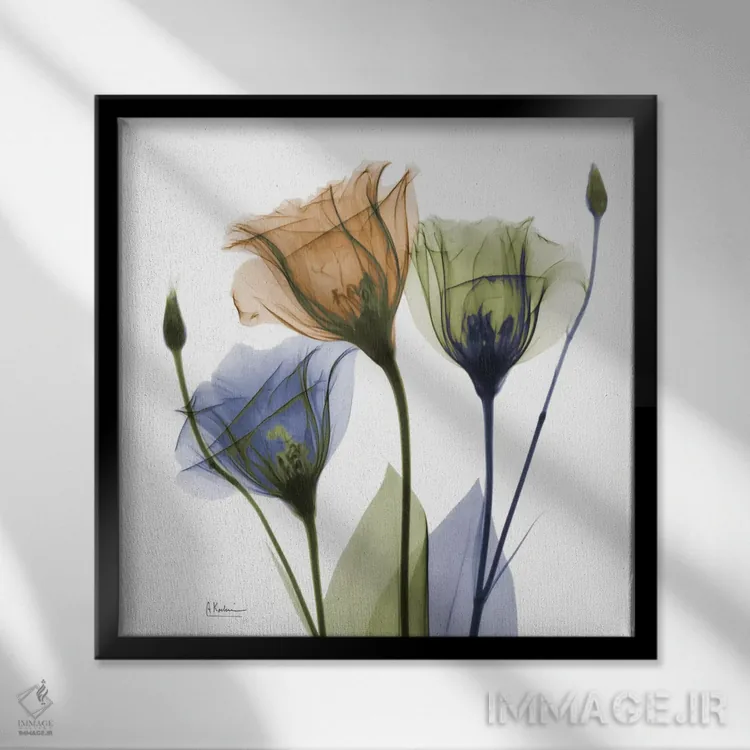 تابلو دوستان جنتیان اثر آلبرت کوئتسیِر - نمای قابدار مشکی