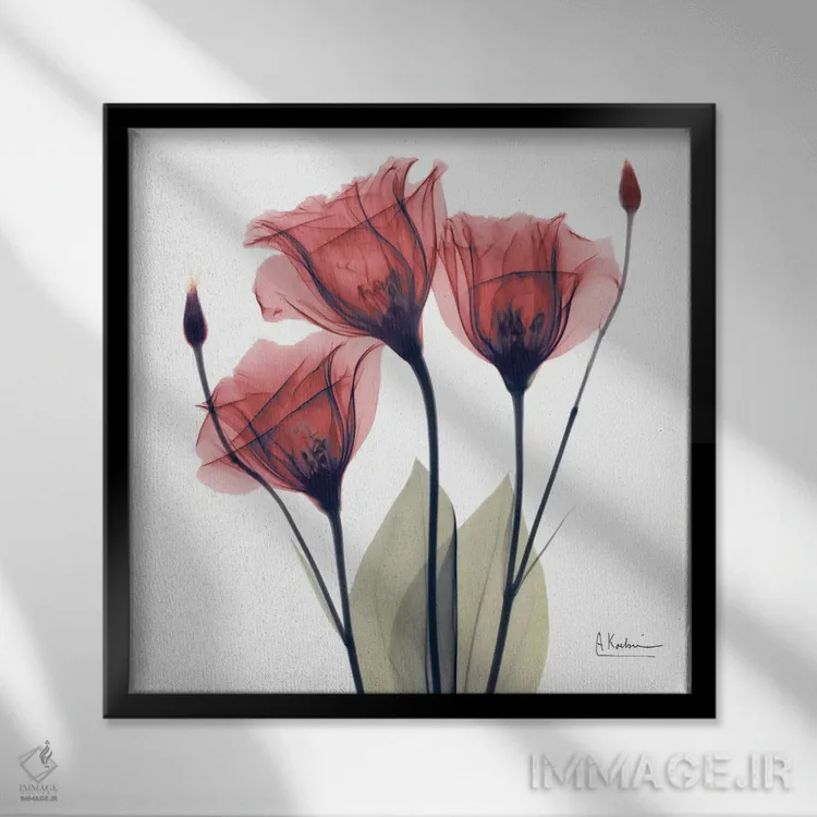 تابلو ایمان جنتیان اثر آلبرت کوئتسیِر - نمای قابدار مشکی