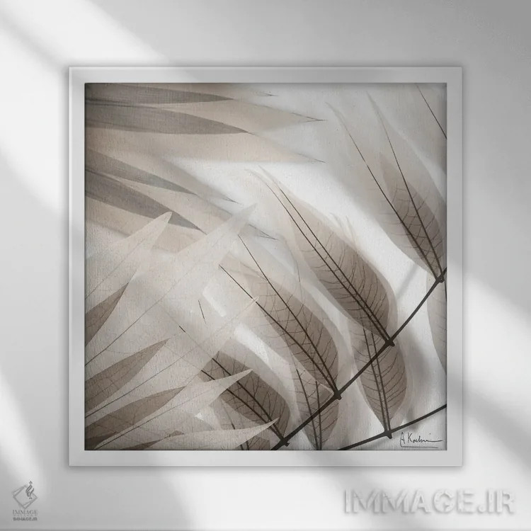 تابلو سرنوشت الهی II اثر آلبرت کوئتسیِر - نمای قابدار سفید