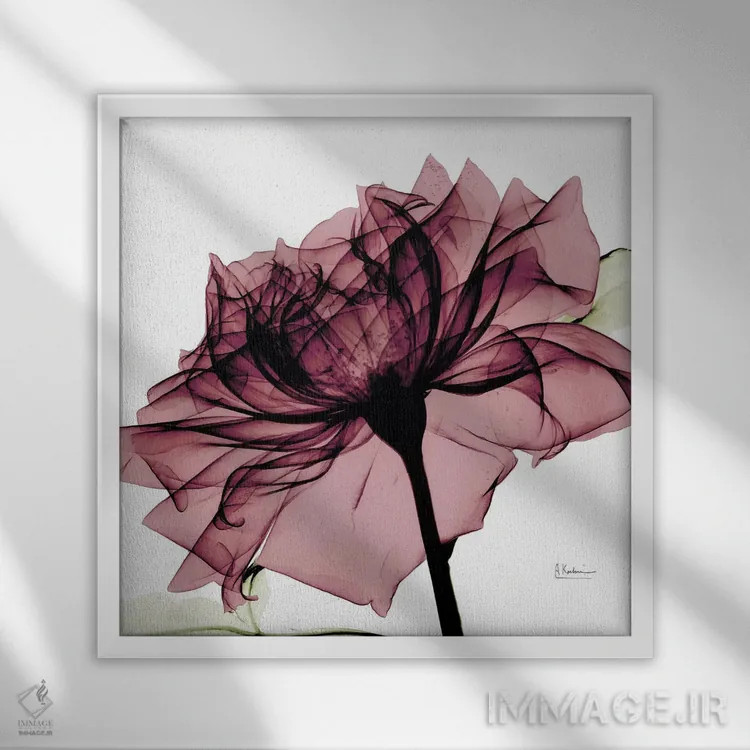 تابلو رز کیانتی I اثر آلبرت کوئتسیِر - نمای قابدار سفید