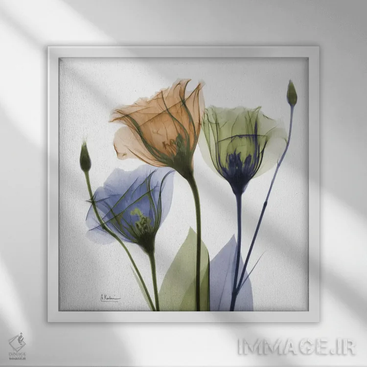 تابلو دوستان جنتیان اثر آلبرت کوئتسیِر - نمای قابدار سفید