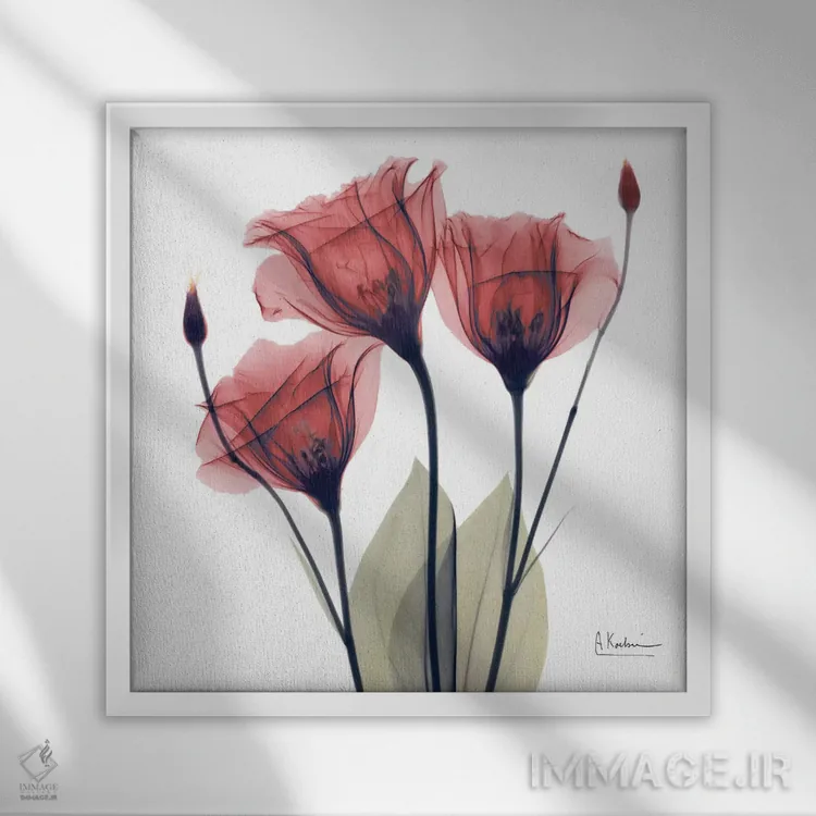 تابلو ایمان جنتیان اثر آلبرت کوئتسیِر - نمای قابدار سفید