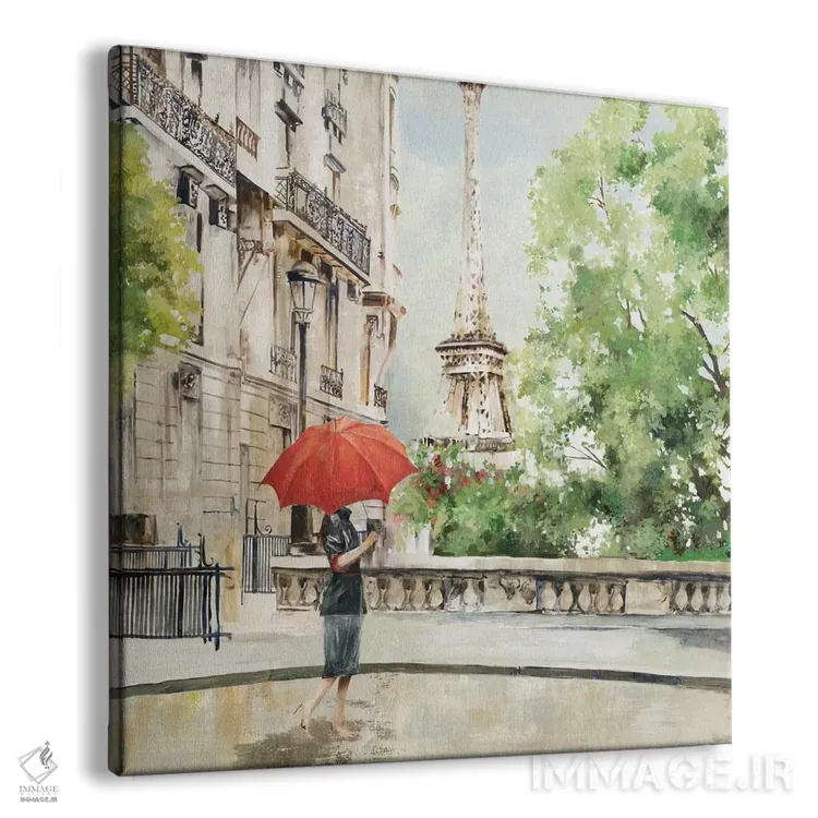 تابلو پیادهروی در پاریس (فرانسه) اثر آلیسون پیرس - نمای پرسپکتیو محصول
