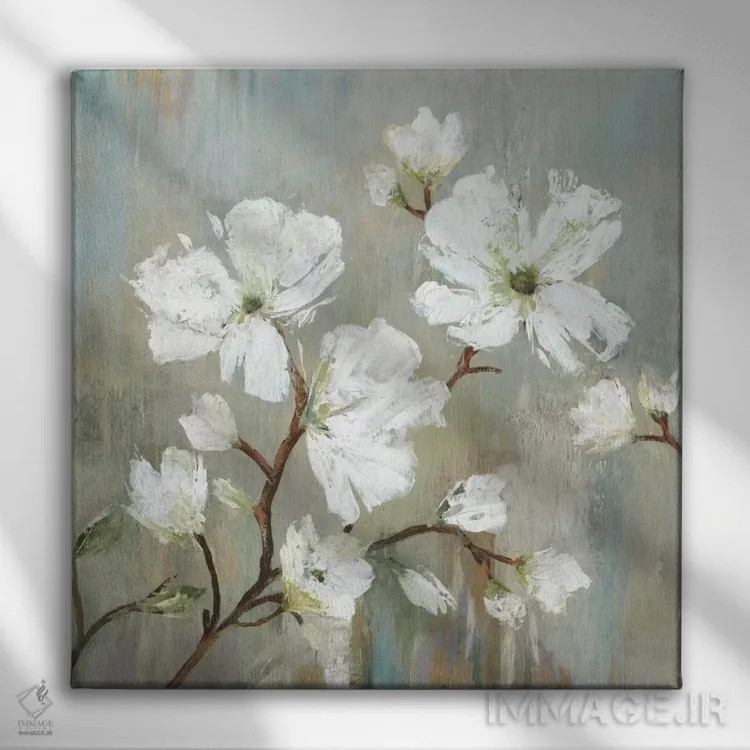 تابلو درخت مگنولیا سویتبی I اثر آلیسون پیرس - نمای روبهرو روی دیوار