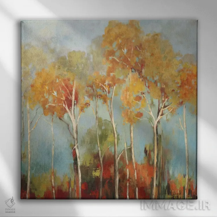 تابلو جلوتر II، مربع اثر آلیسون پیرس - نمای روبهرو روی دیوار