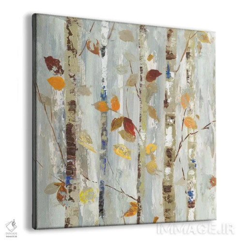 تابلو گلبرگهای پاییزی اثر آلیسون پیرس - نمای پرسپکتیو محصول