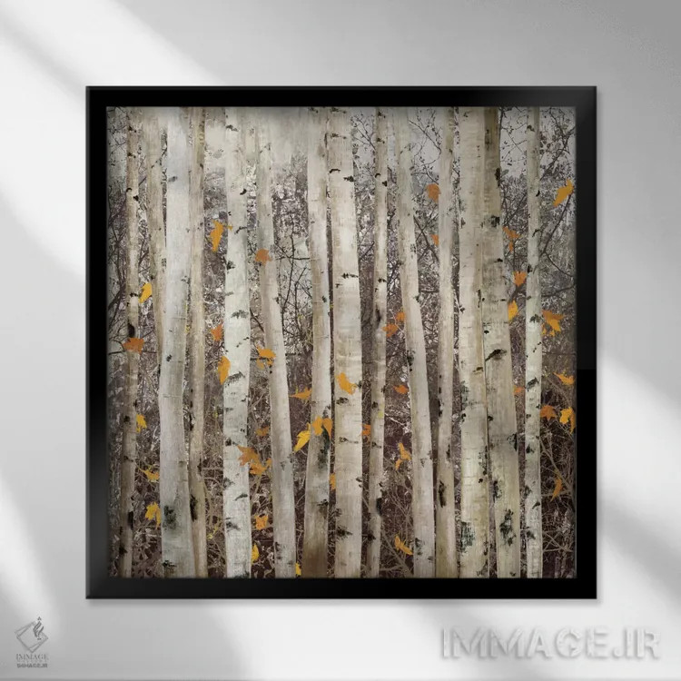 تابلو اتحاد آرام، مربع اثر آلیسون پیرس - نمای قابدار مشکی