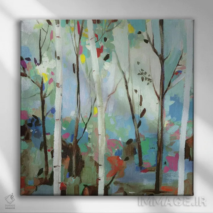 تابلو جنگل توسچوب اثر آلیسون پیرس - نمای روبهرو روی دیوار