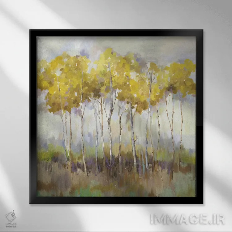 تابلو ایستادگی II اثر آلیسون پیرس - نمای قابدار مشکی