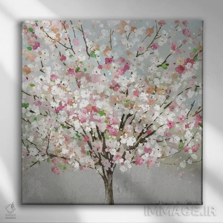 تابلو عشق بهار اثر آلیسون پیرس - نمای روبهرو روی دیوار