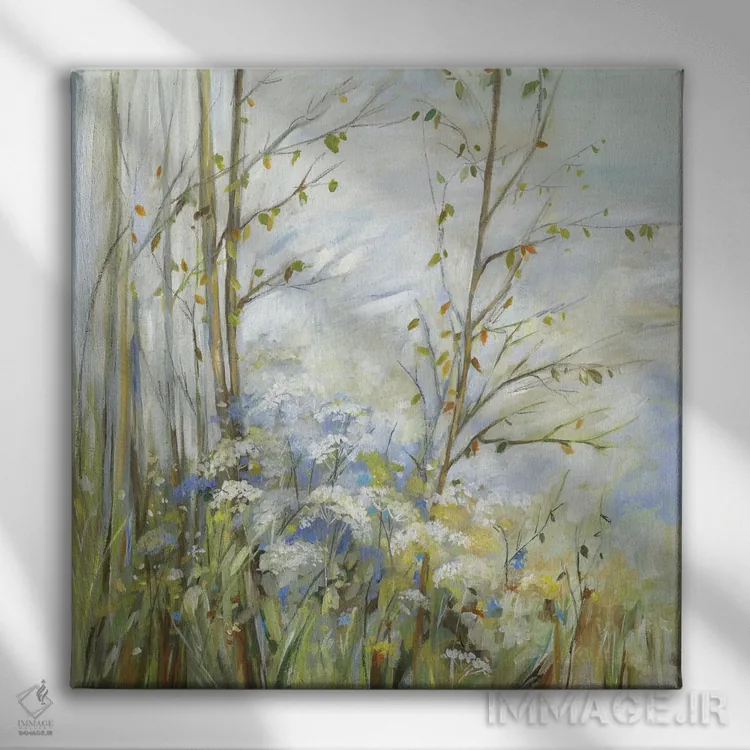 تابلو منظرهی نسیم آفتابی اثر آلیسون پیرس - نمای روبهرو روی دیوار