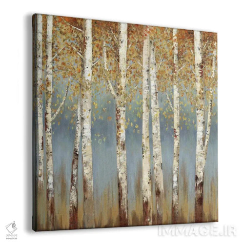 تابلو اخگرهای فروزان II اثر آلیسون پیرس - نمای پرسپکتیو محصول