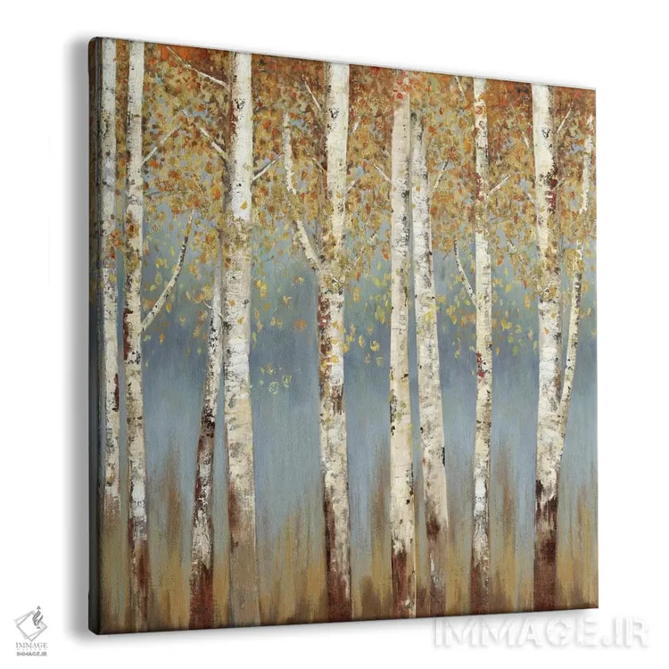 تابلو اخگرهای فروزان II اثر آلیسون پیرس - نمای پرسپکتیو محصول