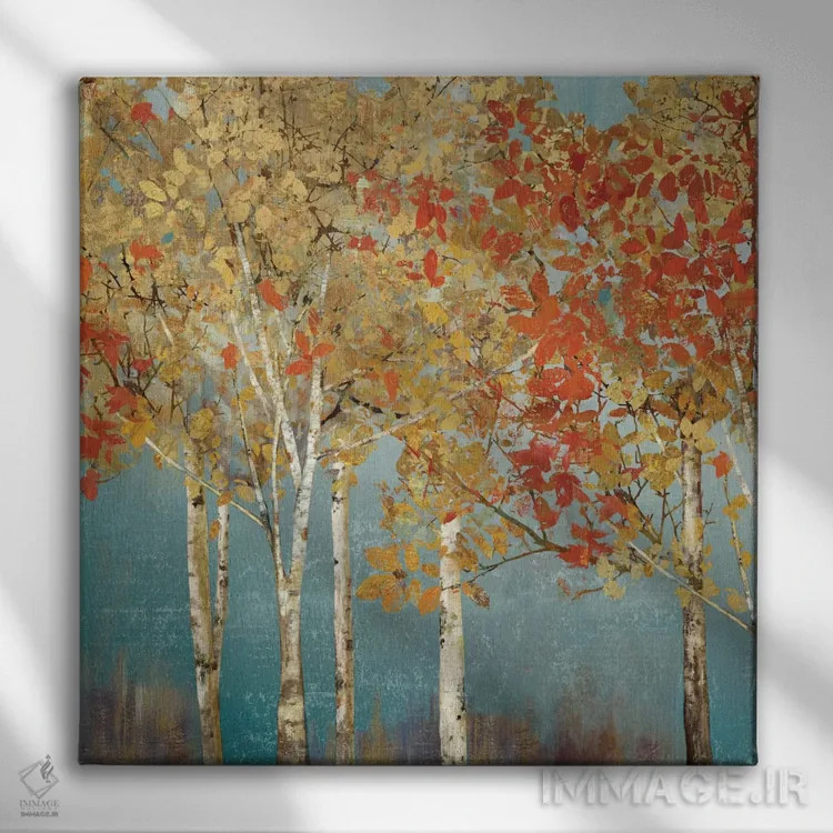 تابلو لحظهٔ اول III اثر آلیسون پیرس - نمای روبهرو روی دیوار