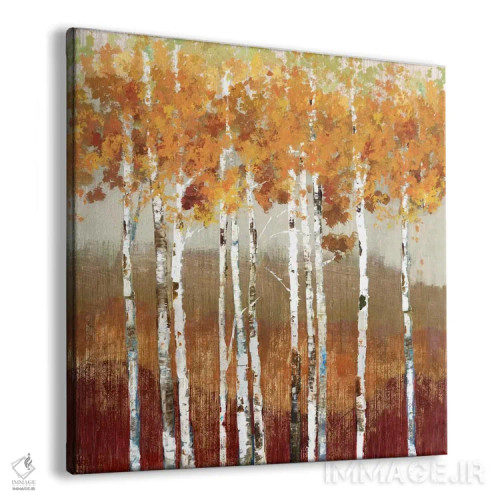 تابلو منظره طلایی اثر آلیسون پیرس - نمای پرسپکتیو محصول