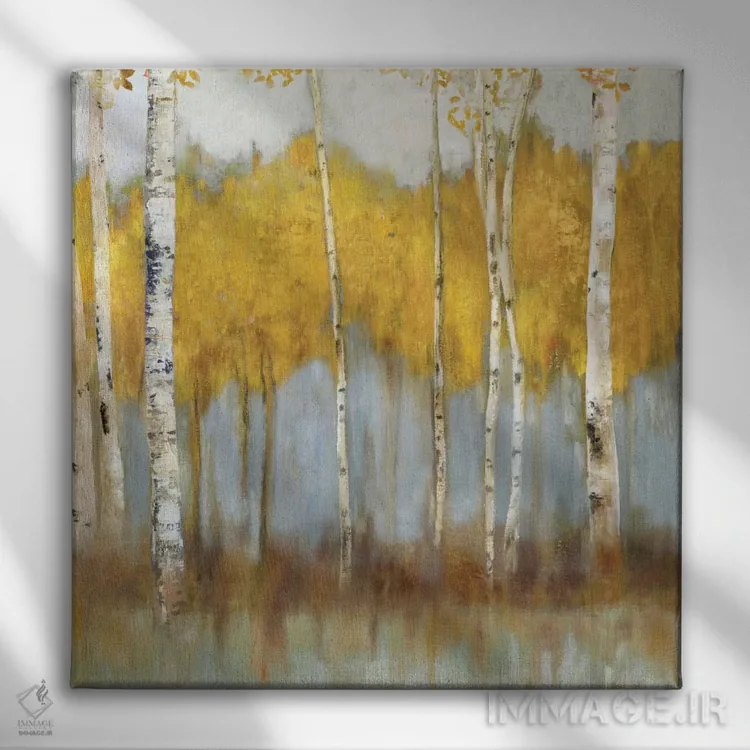 تابلو باغ طلایی II اثر آلیسون پیرس - نمای روبهرو روی دیوار