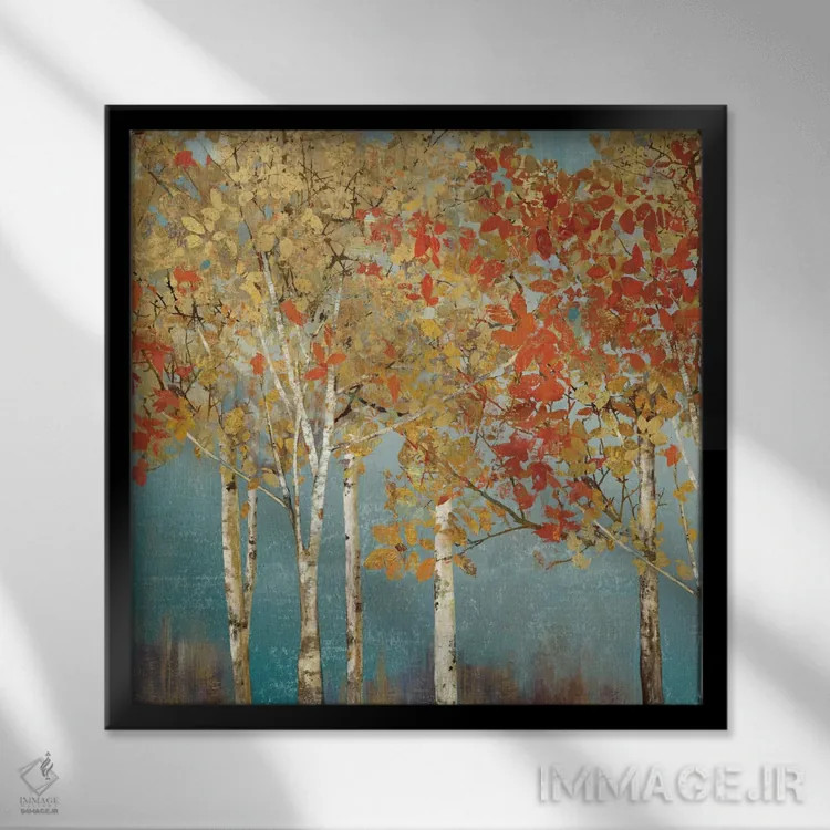 تابلو لحظهٔ اول III اثر آلیسون پیرس - نمای قابدار مشکی