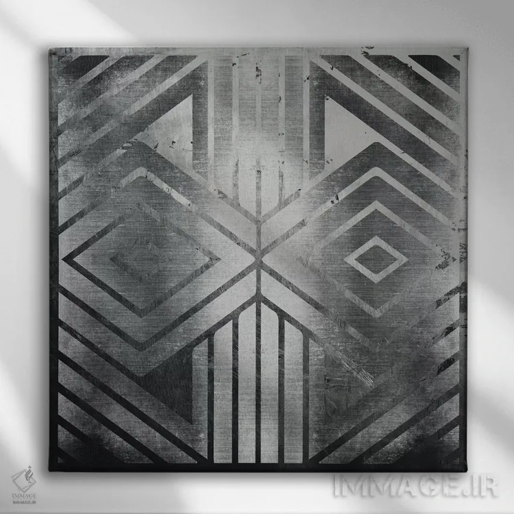 تابلو دروازههای کرومی اثر فایو بای فایو کالکتیو - نمای روبهرو روی دیوار