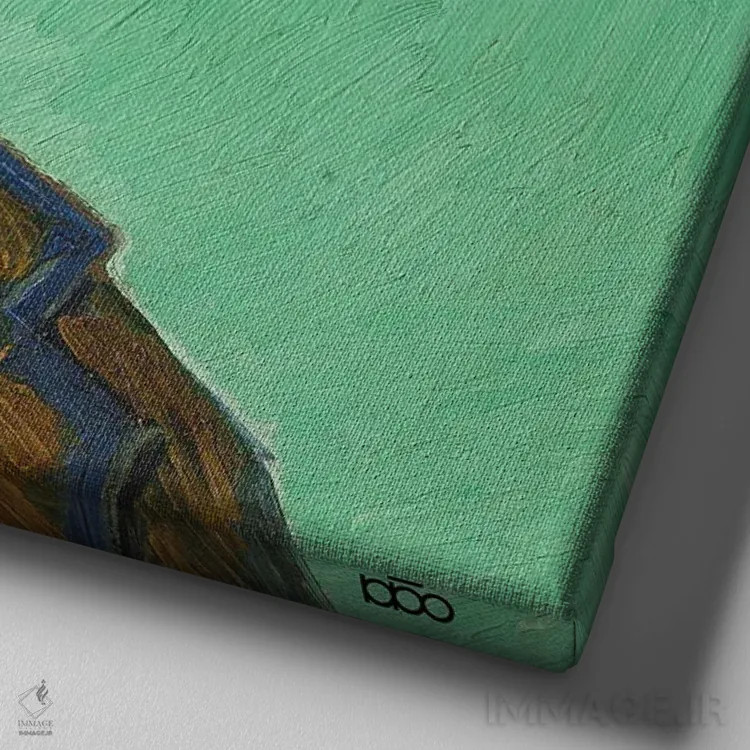 تابلو گنگ گوگ اثر علیرضا کریمی مقدم (هنرمند ایرانی) - نمای نزدیک بافت بوم