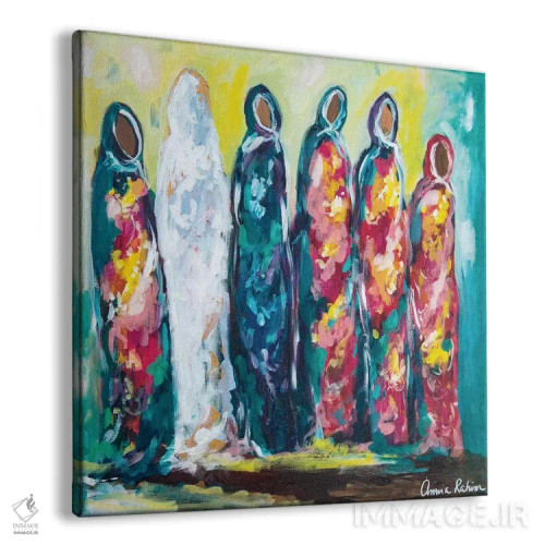 تابلو عروسی اثر امیره رحیم - نمای پرسپکتیو محصول