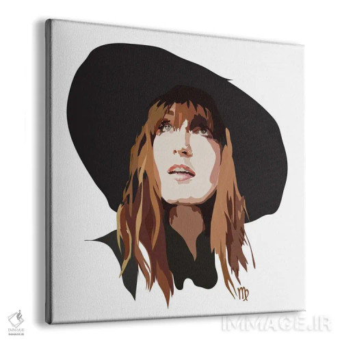 تابلو فلورنس ولش (خواننده بریتانیایی) اثر آنا مککی - نمای پرسپکتیو محصول